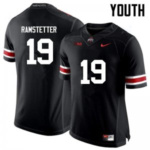NCAA Ohio State Buckeyes Youth #19 Joe Ramstetter Black Nike Football College Jersey RPU8445AS